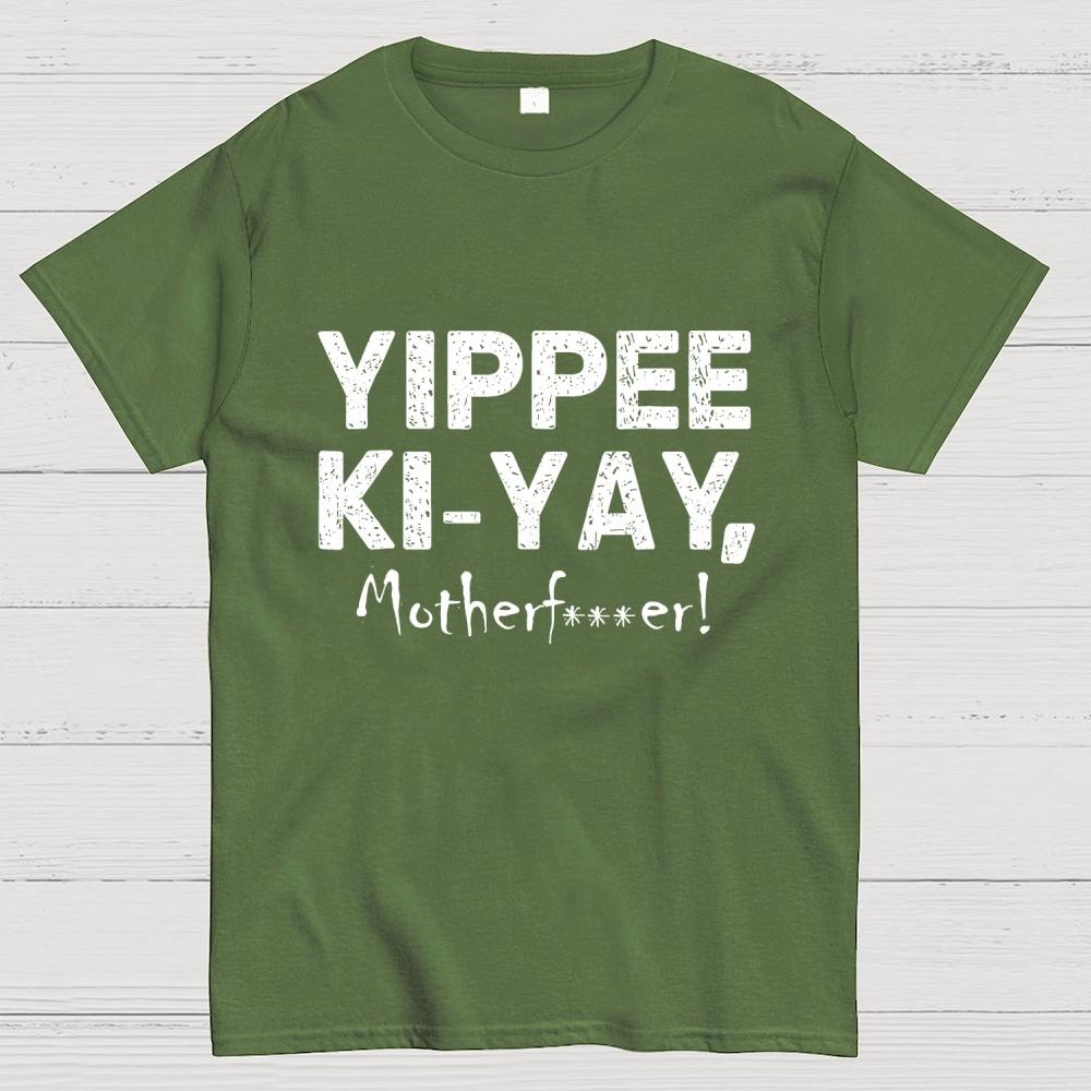 Yippee-Ki-Yay Cotton Summer Casual Cool Loose T-Shirt