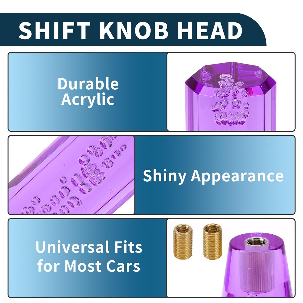 TUCKBOLD Car Shift Knob 15cm | Universal Car and Manual Car Front Shift Lever