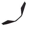 Soft Carbon Fiber Car Steering Wheel Top Trim Strip For Porsche Taycan 2019-2022
