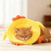 Sponge Kitty Recovery Collar Flannel Dog Protective Neck Cone  Stop Licking