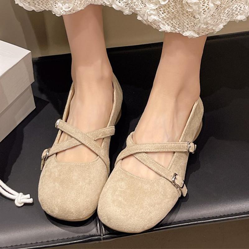 

Женские туфли на каблуке Весенние элегантные лоферы Туфли неглубокие Повседневные женские сандалии 2025 Дизайнерские туфли-лодочки Лолита Chaussure Femme 39 бежевый