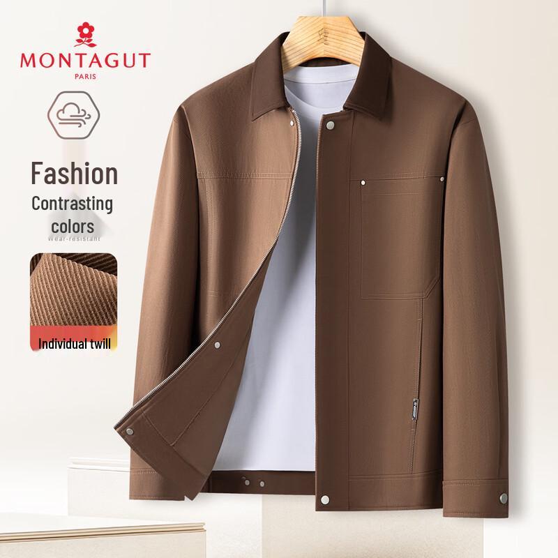 Мужская повседневная куртка MONTAGUT из твила в стиле  Old Money  3XL