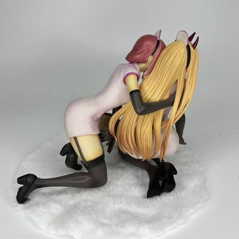 Demônio Chainsaw Man Uniforme de Enfermeira Makima 14 Polegadas/5,51 cm Cenas Grandes Podem Ser Salvas Menina PVC Ação Sexy Fianime Batalha Brinquedos Presentes Perfeitos