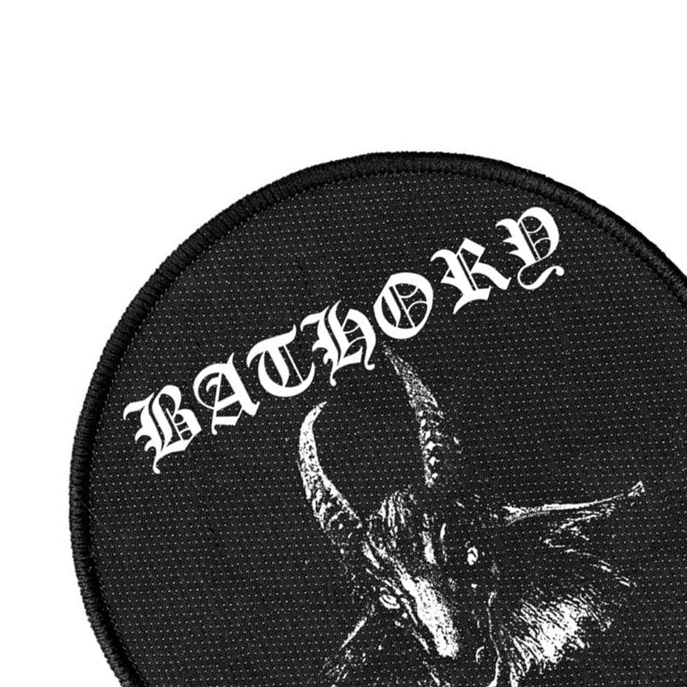 Bathory Goat Sew-On Circle Patch