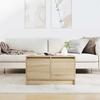 Coffee Table with Drawers Sonoma Oak 70.5 X 70 X 40 Cm