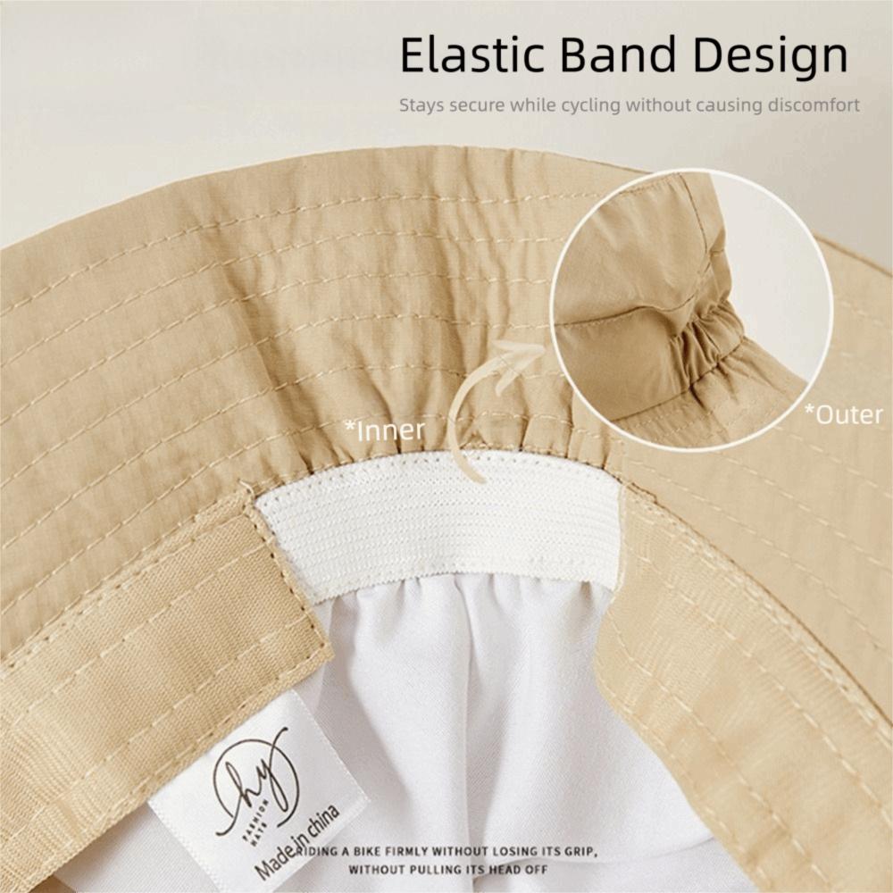 Japanese Style Sun Protection Hat Thin Bucket Hat Casual Fishing Caps  Outdoor