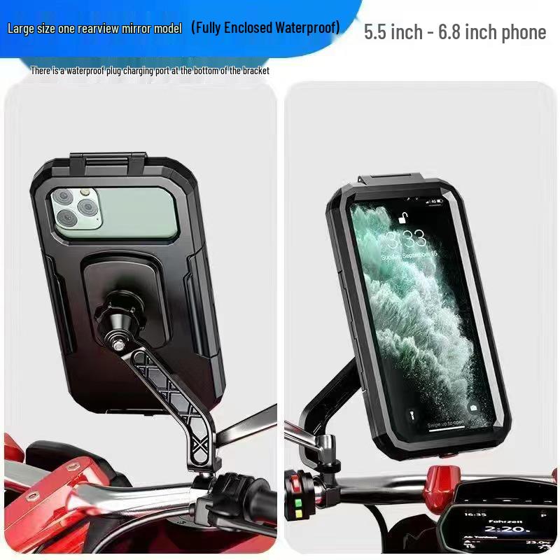 

Electric Bike & Motorcycle Phone Mount - 360° Rotatable & Waterproof