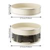 360° Rotating Round Spice Storage Rack Washable Space-Saving Storage Tool For Home Kitchen