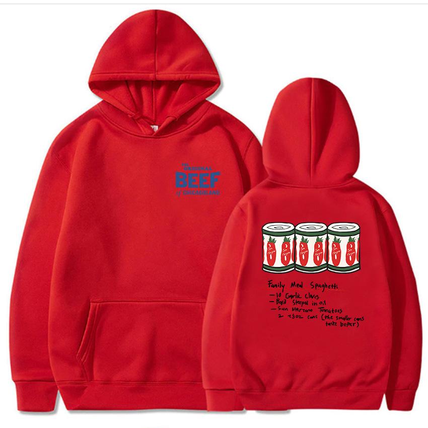 Men Clothes The Original Beef of Chicagoland Hoodies The Bear TV Series Graphic Sweatshirts Moletom Long Sleeve Hooded