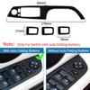 Piano Black Car Window Lift Switch Button Frame Cover For BMW 3 Series E90 E92 E93 2005-2012 with Auto Folding Button