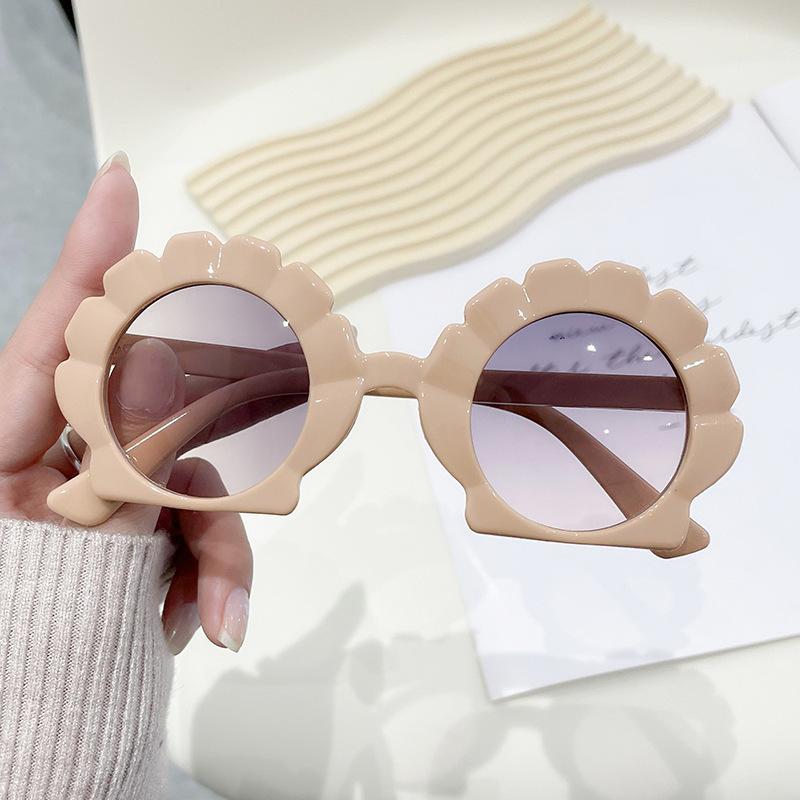 Children'S Sunglasses Super Cute Shell Children'S Sunglasses Men'S And Women'S Outdoor Sunshade Anti-Ultraviolet Glasses
