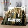 The Walking Dead Horror Soft Plush Blanket,Flannel Blanket Throw Blanket for Living Room Bedroom Bed Sofa Picnic Cover 013