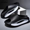 Comwarm Fashion Summer Sandals For Men Outdoor Soft Anti-slip Beach Slippers New Men Thick Sole Coconut Shoes Eva House Slides