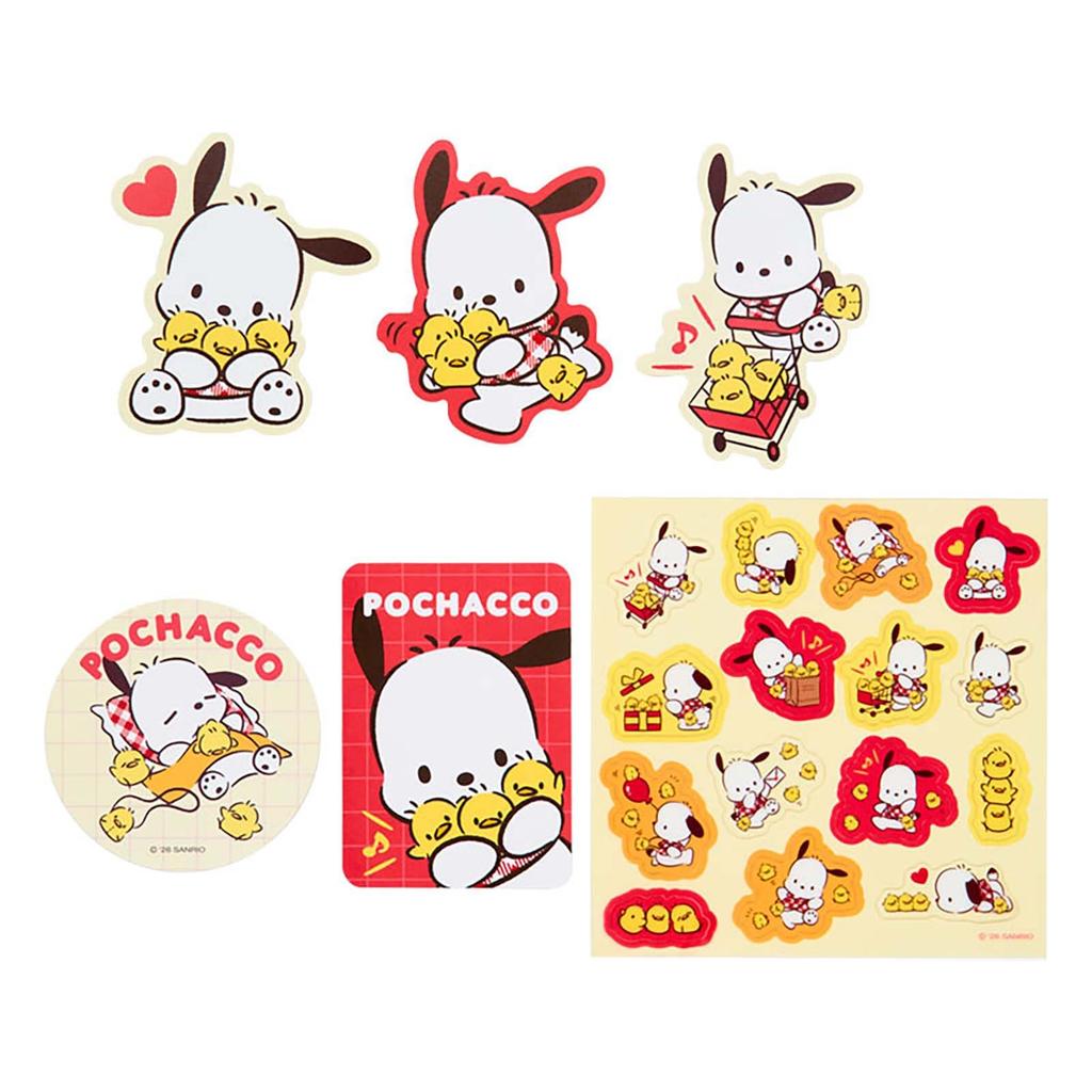 Sanrio Sticker Set Favorite Pochacco Ages 3 and up Item 728195 (Pochacco's P-chans) - - - No.