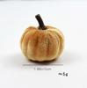 Aksamitne Sztuczne Dynie Ozdoby Halloweenowa Impreza Kolacja Dziękczynna Dekoracja Stołu Jesień Jesienna Domowy Rękodzieło DIY Wianek