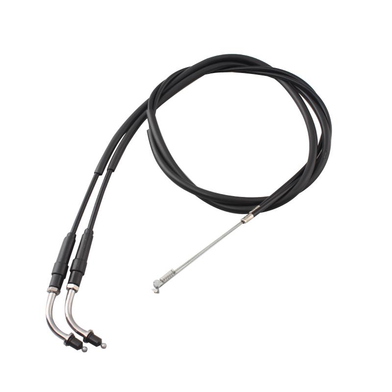 90-150CM Motorcycle Steel Push-Pull Throttle Cable Wires For Harley Sportster Iron 883 XL883N 1200 XL1200X Dyna Softail 07-2020