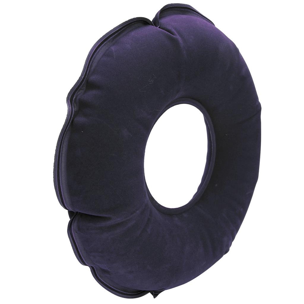 Inflatable AntiBedsore Cushion Round Shape Cushion for Elder Bedridden Patient with Pump(Royal Blue )