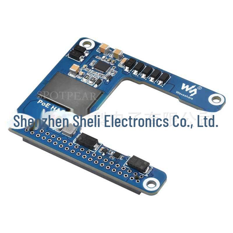 Raspberry Pi 5 Slim PoE HAT mit Ethernet RJ45 und 5V/5A Netzteilerweiterung für CM5