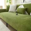 Modern Luxury Herringbone Pattern Sofa Cushion Four Seasons Universal Anti Slip and Dust Cover Cloth Chenille Sofa Cover