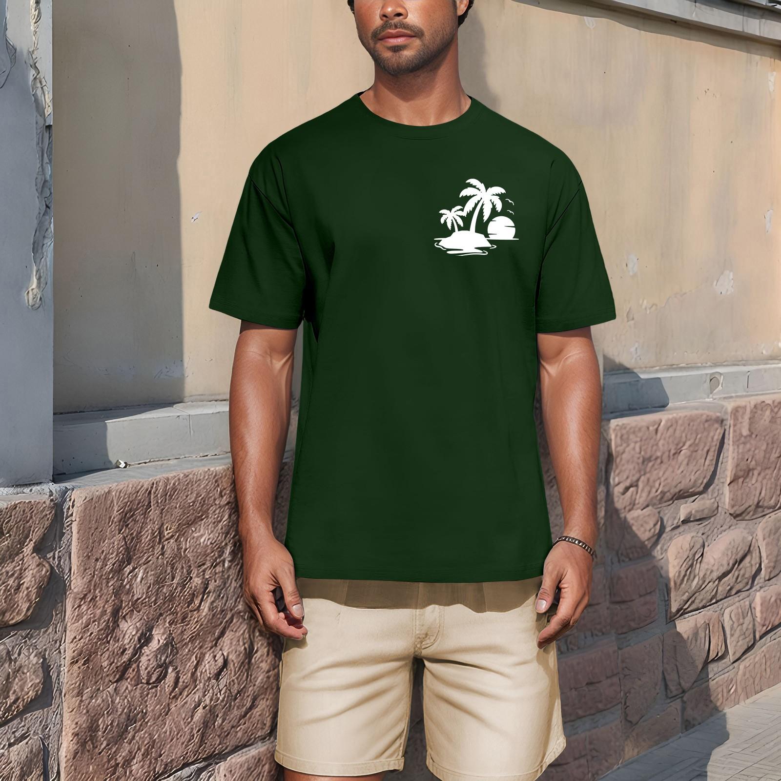 

Мужская модная футболка, уличная повседневная одежда с коротким рукавом S