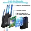 Upgrade 1200M 2.4G/5G Dual-band Wireless Wifi Signal Amplification Router Extender WiFi Repeater Router