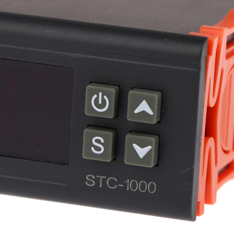 Digitaler Temperaturregler Thermostat Thermoregler Inkubator Relais LED 10A Heizen Kühlen Stc-1000 Stc 1000 220V