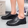 Fashion Hotel Kitchen Non-slip Oil-resistant Chef's Shoes Casual Flat Work Safe Men's Shoes Breathable Comfortable Slip On Plus Size 48