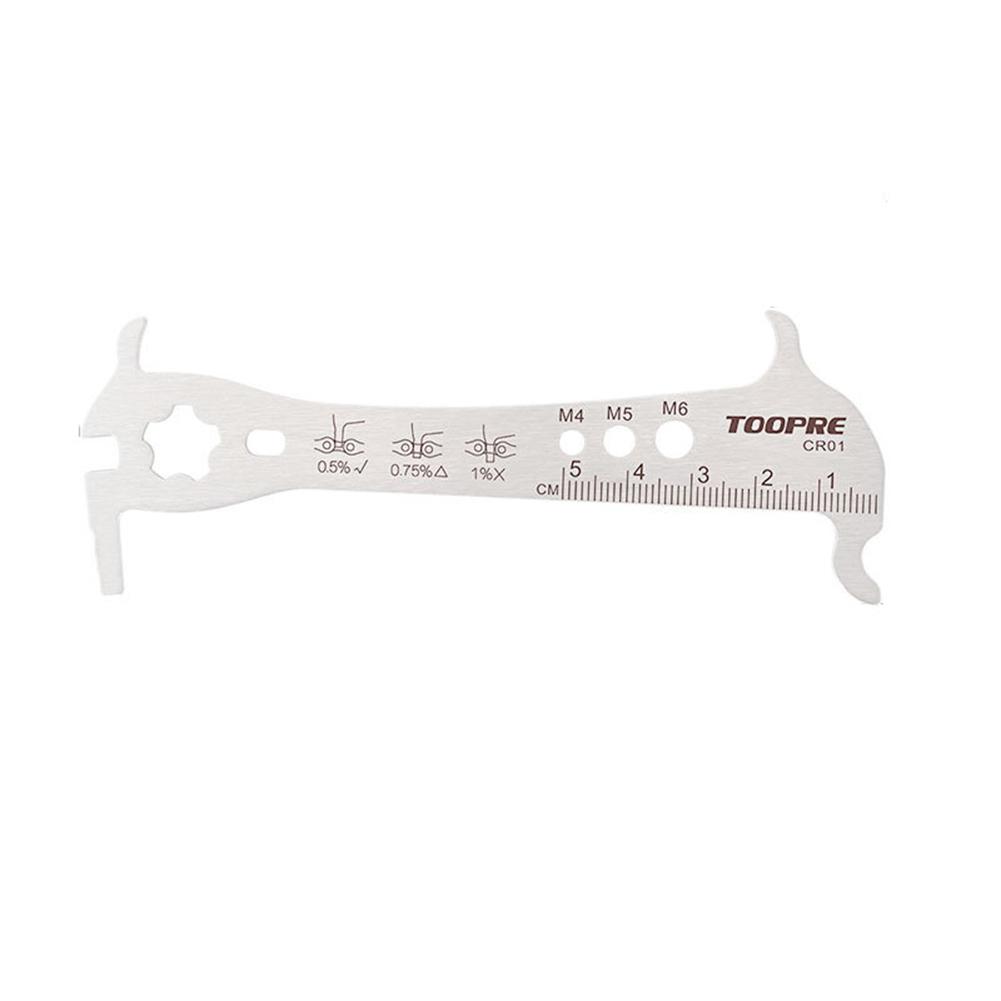 Bicycle Chains Gauge 304 Stainless Steel Chain Wear Indicator Gauge Caliper Detection Tool Cycling Parts