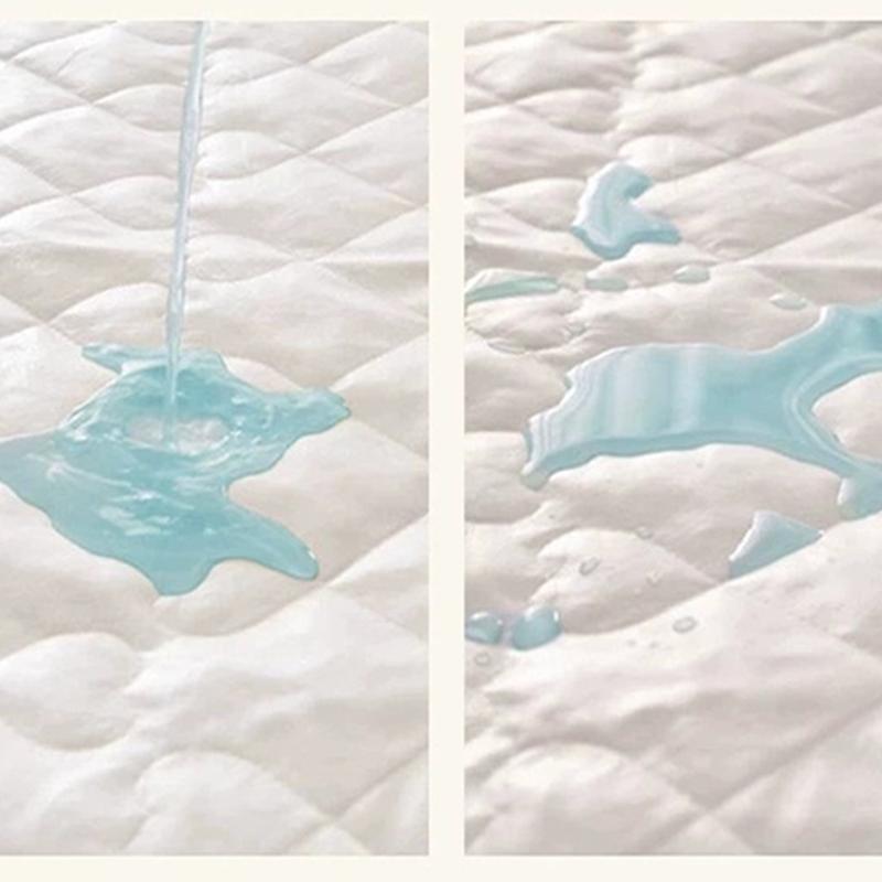 Waterproof Thin Mattress, Quilted and Sandwiched Cotton Mattress, Home Bedroom and Dormitory Soft Cushion, Protected Pad, Anti Slip Mattress