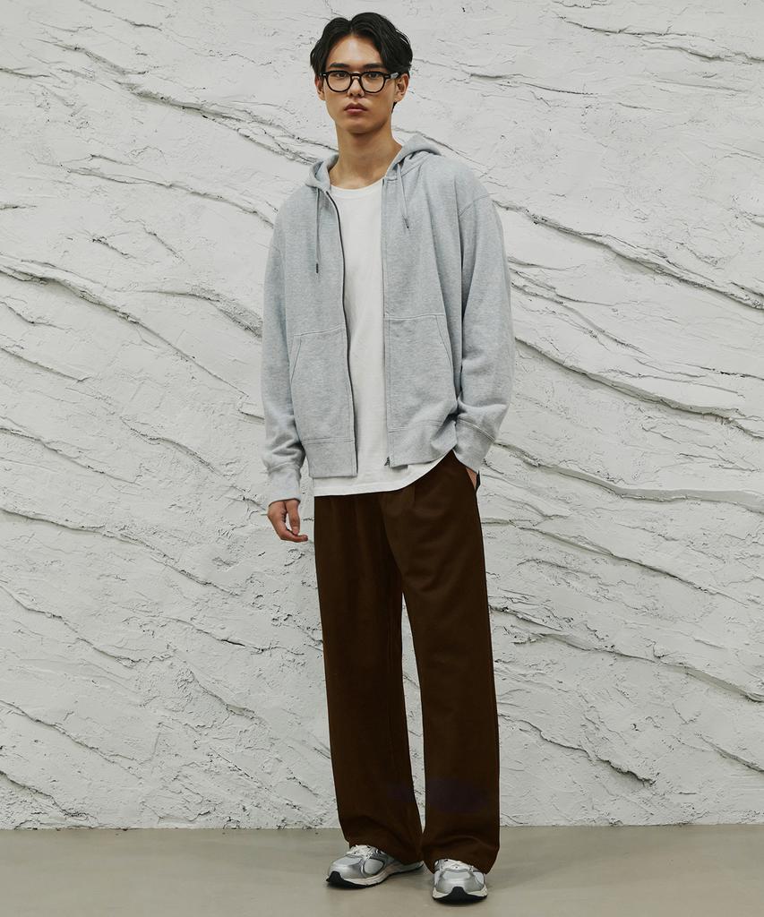 SIGNATURE [2Pack] Single-Pleat Wide Banded Slacks [4 Colors]