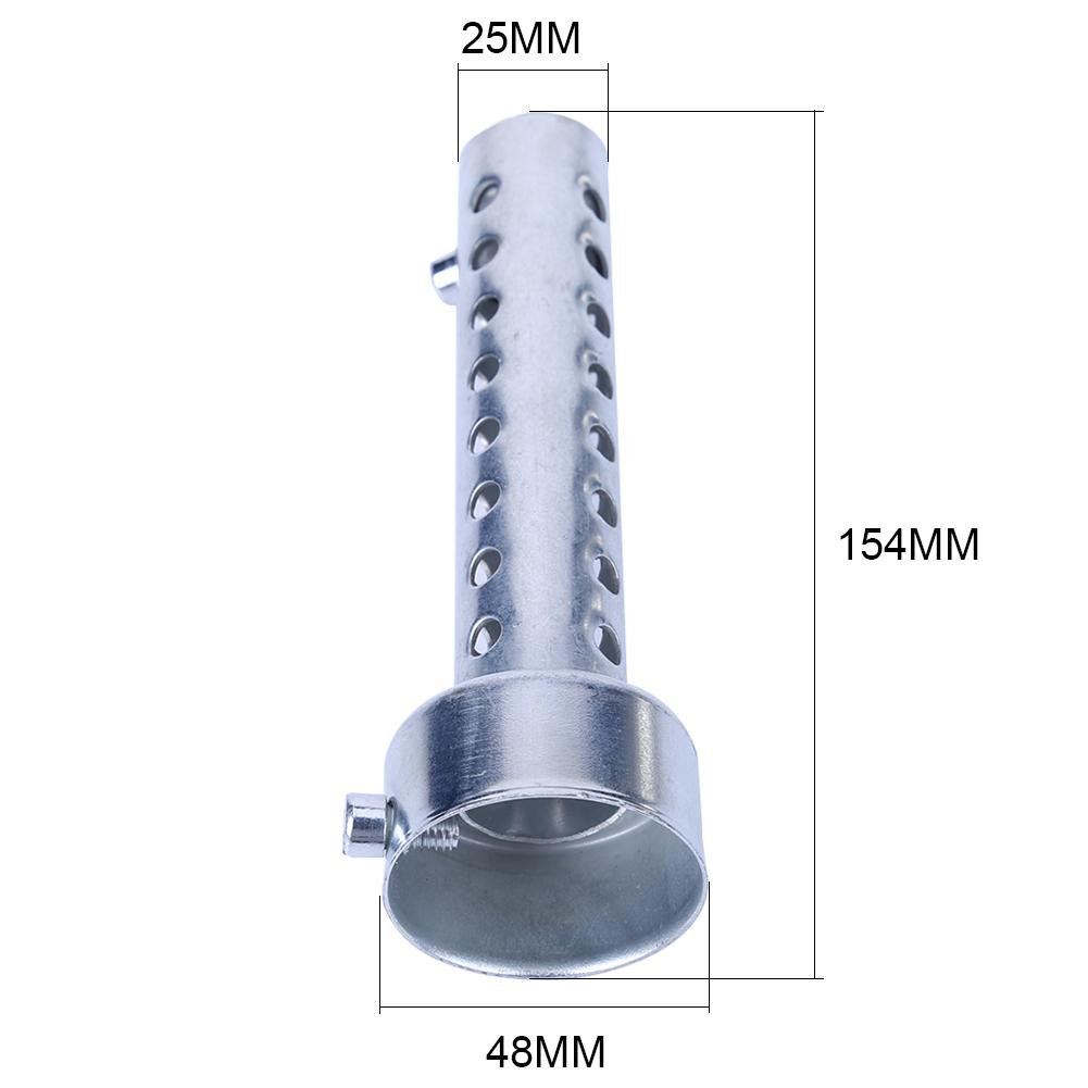 35/42/48mm Motorcycle Angled Exhaust Muffler Insert Baffle Can Bend DB Killer Silencer Car Accessories Interior Parts