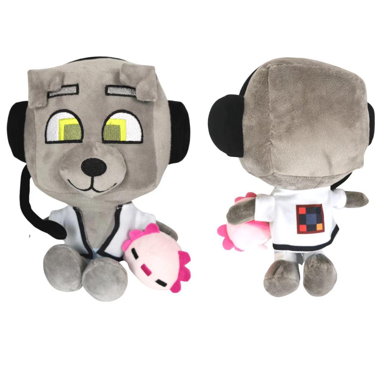 

Новая плюшевая игрушка-кукла Bobbicraft Gitd Wolf Grey Wolf Salamander