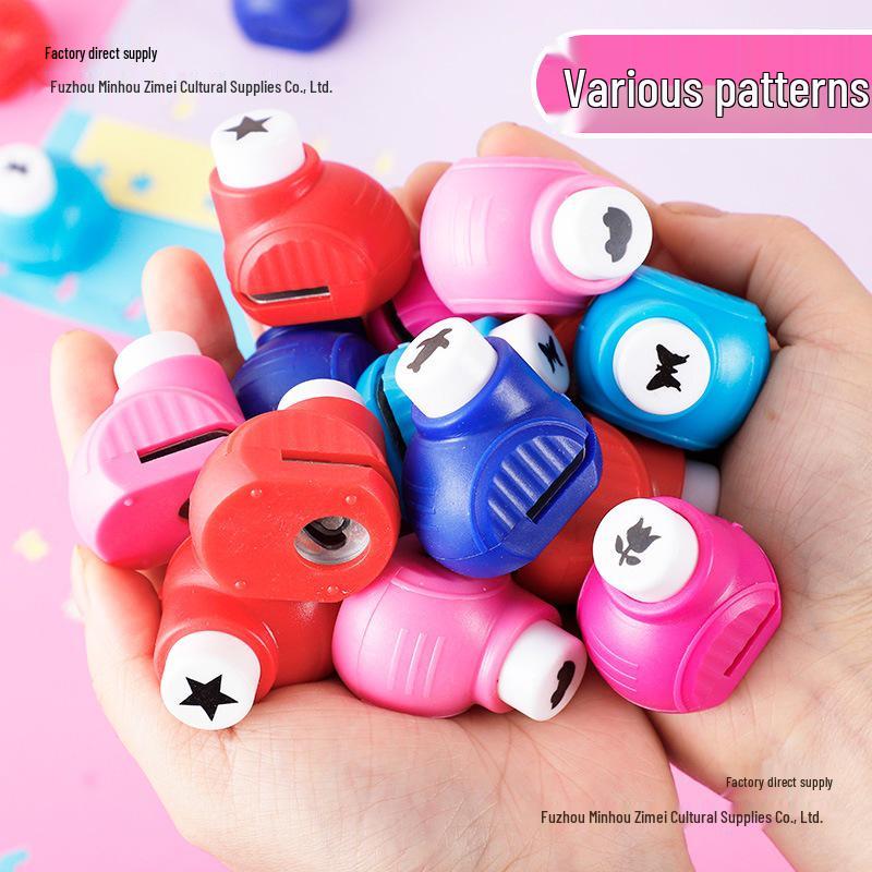 Kids' Easy-Use Embosser: Large DIY Punching & Printing Tool for Kindergarten Crafting