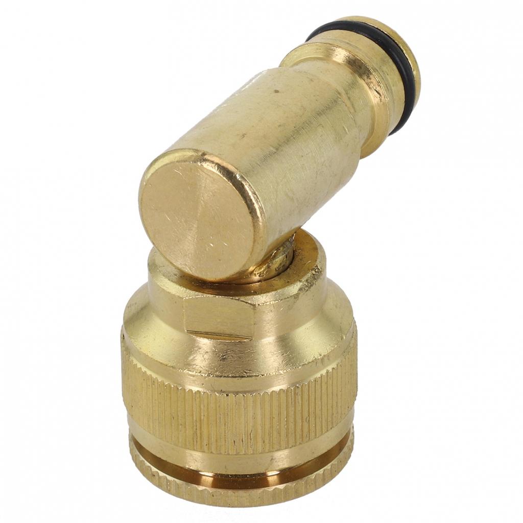 90-degree Connector Brass Hose Connection Garden Quick Coupling Adapter