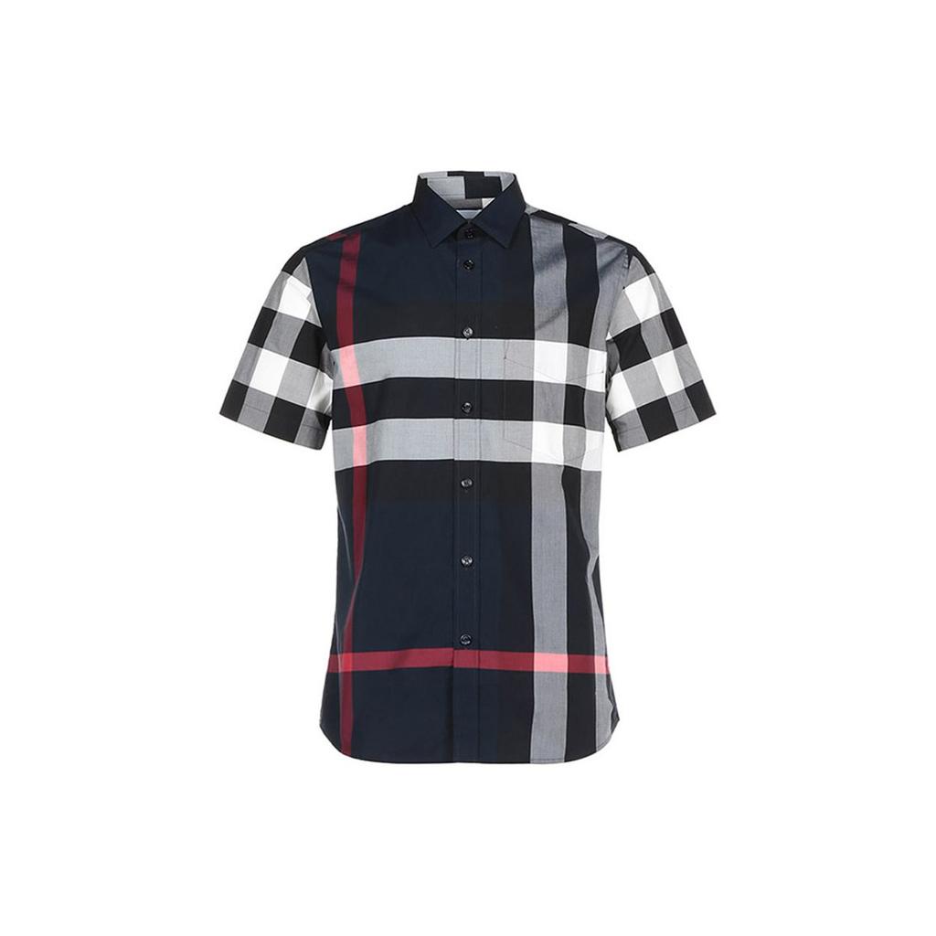 Burberry Shirt Men's Marine Blue 80208551