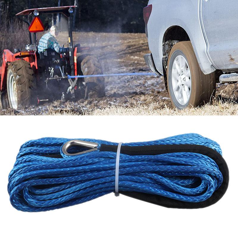 7000LBs Winch Line Cable Rope Winches Towing Hook Stopper Rubber for ATV SUV UTV Truck Offroad Accessories