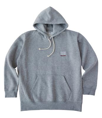 Upside Down Logo Hoodie - Gray