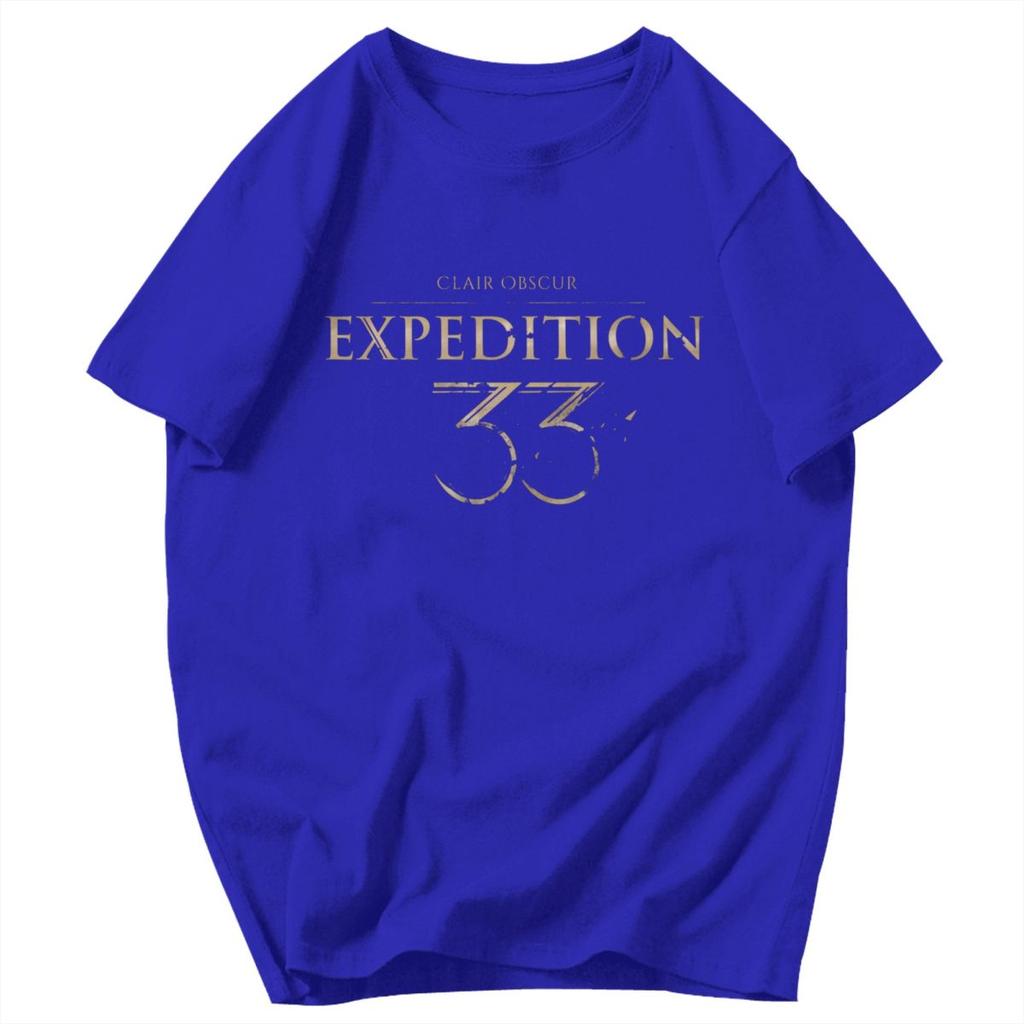 Men T Shirt Clair Obscur Expedition 33 Video Game Idea Y2K Graphic Tees Unisex Clothing T Shirts