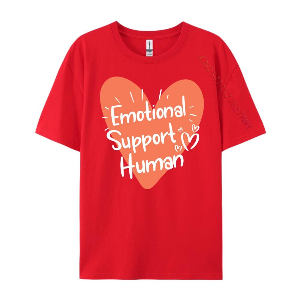 

Emotional Support Black Graphic Tees Christmas Outdoor Red And Black Graphic T Shirt Man Breathable Shirts For Men Creative S