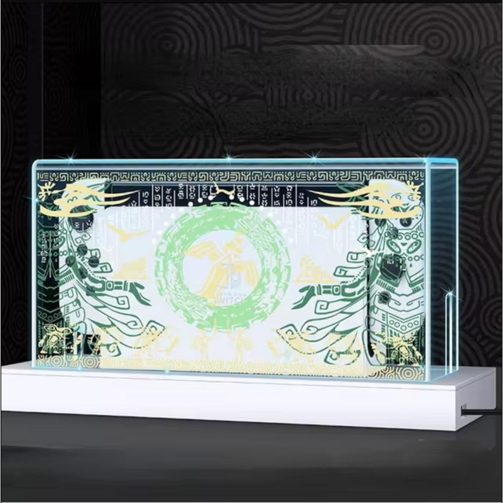 Průhledné ochranné pouzdro, kryt proti prachu pro Nintendo Switch/OLED Host Shell, světelný kryt, základna NS Games Accessories