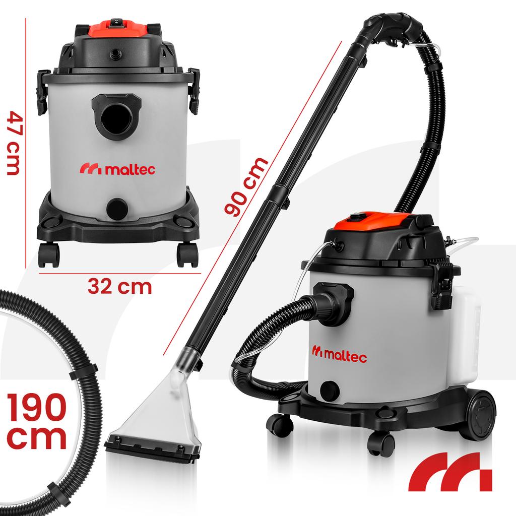 Prací vysavač na čalounění praní koberců úzká hubice 4v1 masterwash2200w
