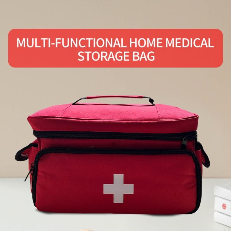 2025 New Polyester Emergency Clinical Bag With Interior Dividers For Travel Outdoor Use
