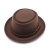 Westernový cylindr Vlněný cylindr Muži a ženy Cestovní outdoorový klobouk Zimní gentlemanský klobouk