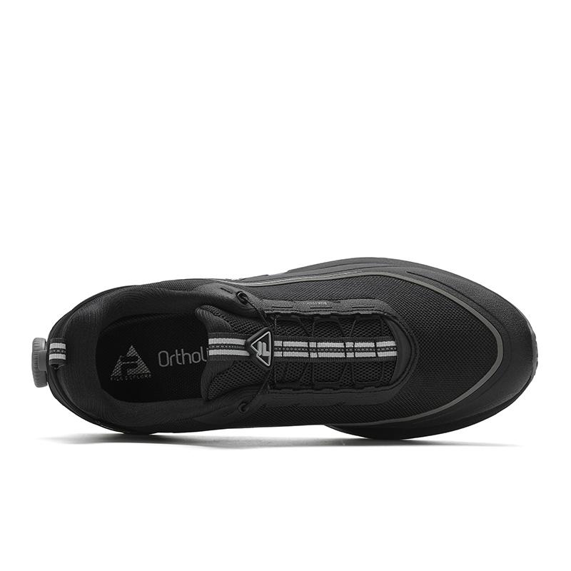 New FILA BOA LYNX 3 Anti Slip Wear Resistant Low Top Running Shoes Men's Black A12M511203FAR