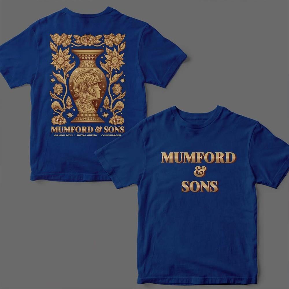 

Mumford And Sons Copenhagen Denmark 2025 Event At Royal Arena On Nov 8 T-Shirt L