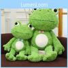 Peluche Ranocchio Carino con Copertura in Peluche Corto per Regalo e Coccolare i Bambini