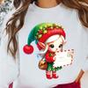 Hongcai 2024 Christmas Fairy Girl Heat Transfer Vinyl DTF Printed Sticker Ready Press Design for Wear Heat Press Paper Film