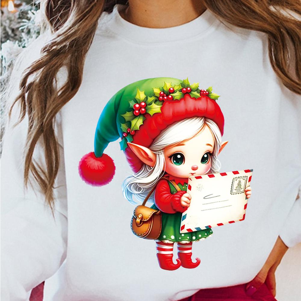 Hongcai 2024 Christmas Fairy Girl Heat Transfer Vinyl DTF Printed Sticker Ready Press Design for Wear Heat Press Paper Film