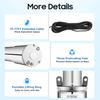 Solar Water Pump Deep Well, DC 12V 180W Deep Well Pump, Deep Well Submersible Solar Water Pump Farm Ranch Irrigation Pump Kit, Solar Submersible Pump