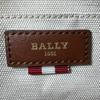Pristine BALLY Clutch bag Leather pouch Ivory canvas Women Used